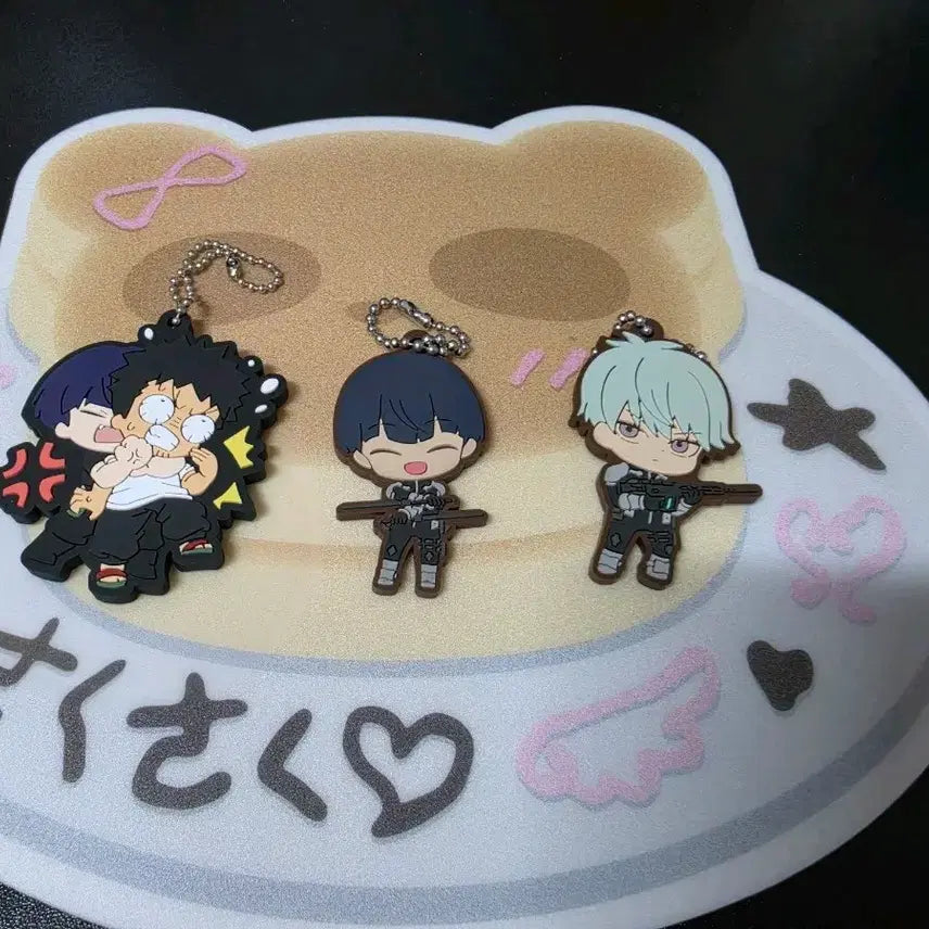 [BUNJANG] Kaiju No. 8 Rubber Strap Set / 괴수8호 러버스트랩 가챠 호시나 레노 카프카 양도