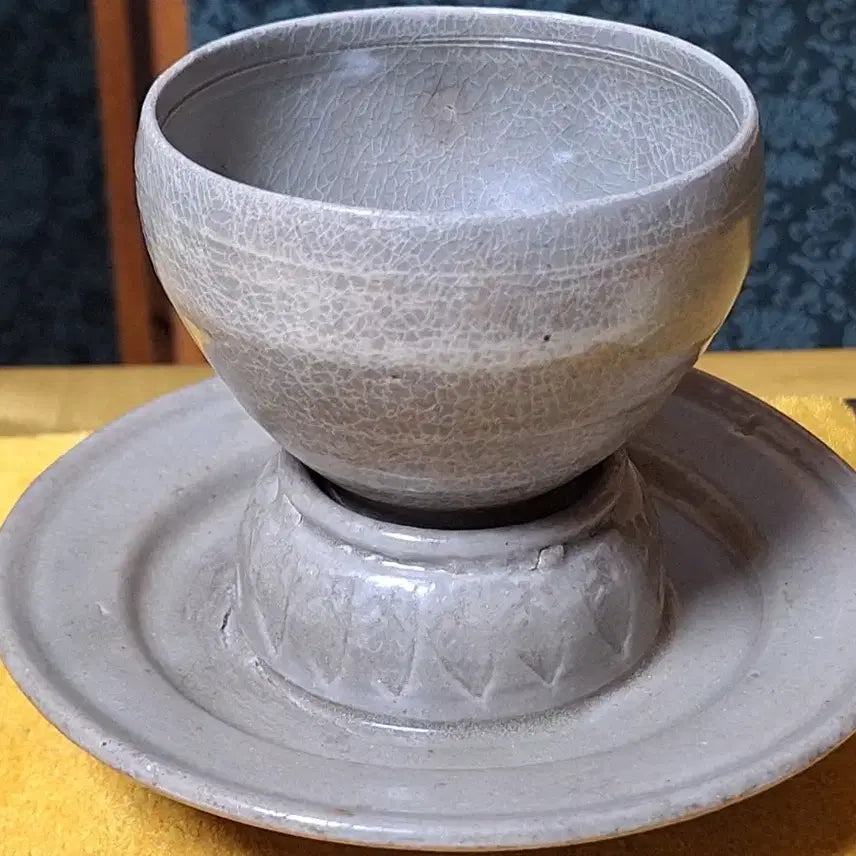 [BUNJANG] Goryeo Dynasty Celadon Tea Bowl and Stand Set / 고려시대 잔잔대