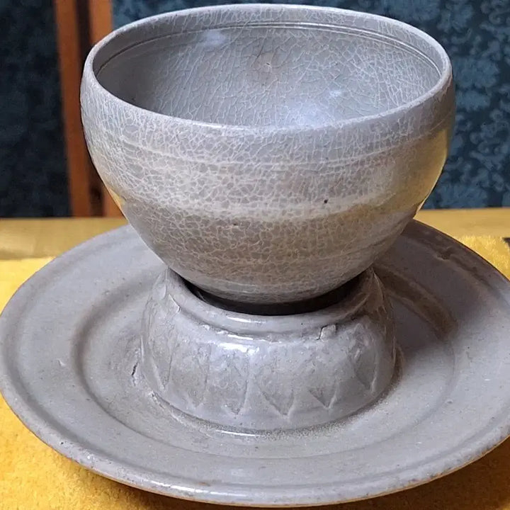 [BUNJANG] Goryeo Dynasty Celadon Tea Bowl and Stand Set / 고려시대 잔잔대
