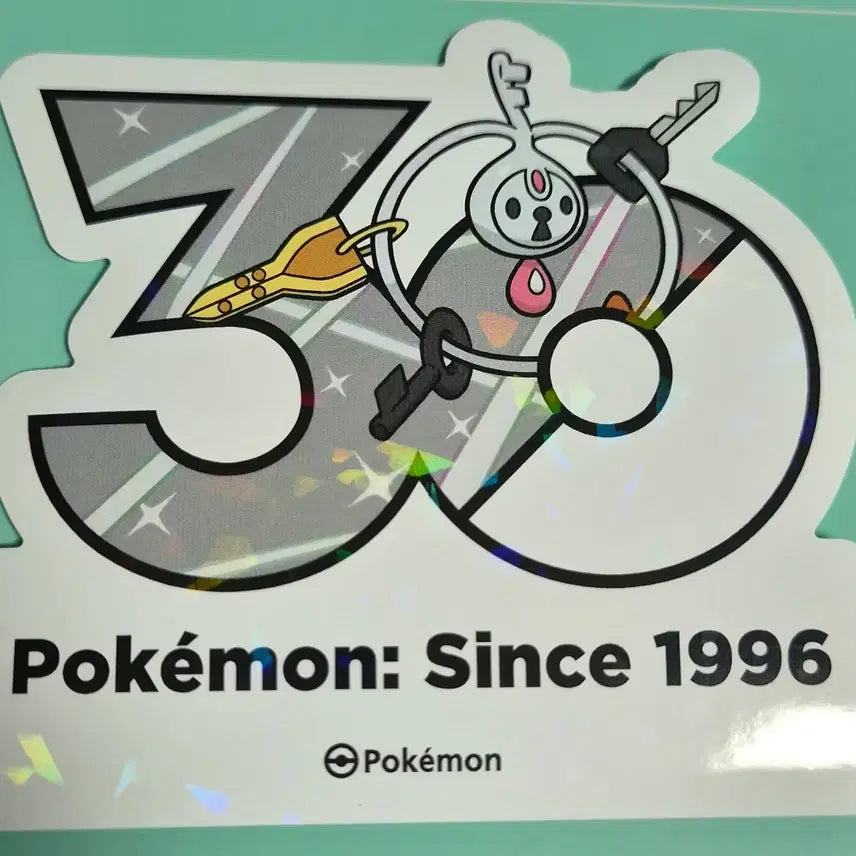[BUNJANG] Pokemon 30th Anniversary Logo Sticker Clefairy / 포켓몬 30주년 로고 스티커 클레피 판매합니다.