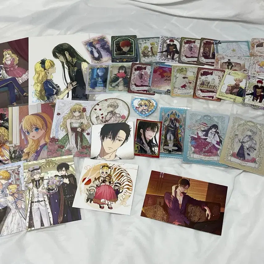 [BUNJANG] Suddenly Became a Princess Collection Bundle Set Postcard Photocard Badge / 어공주 모펀 중국 엽서 포카 뱃지 어느날공주가되어버렸다