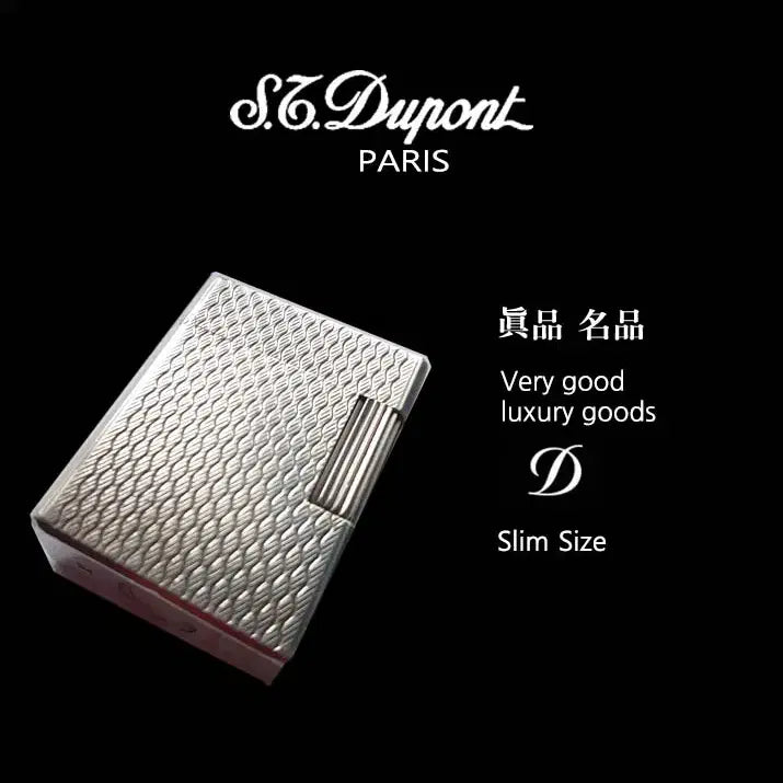 [BUNJANG] ST Dupont Slim Silver Lighter / ST Dupont 실버라이타 슬림사이즈 진품 정품 상태AA 최저가