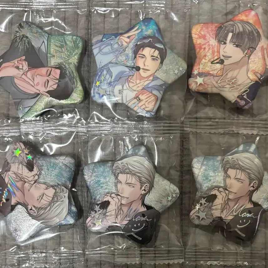 [BUNJANG] Resin Pop Up Sparkles AR Can Badge Bundle Set / 레진 팝업 스파클즈 AR 캔뱃지 시포개 백라이트 언슬립 검은목마 양도