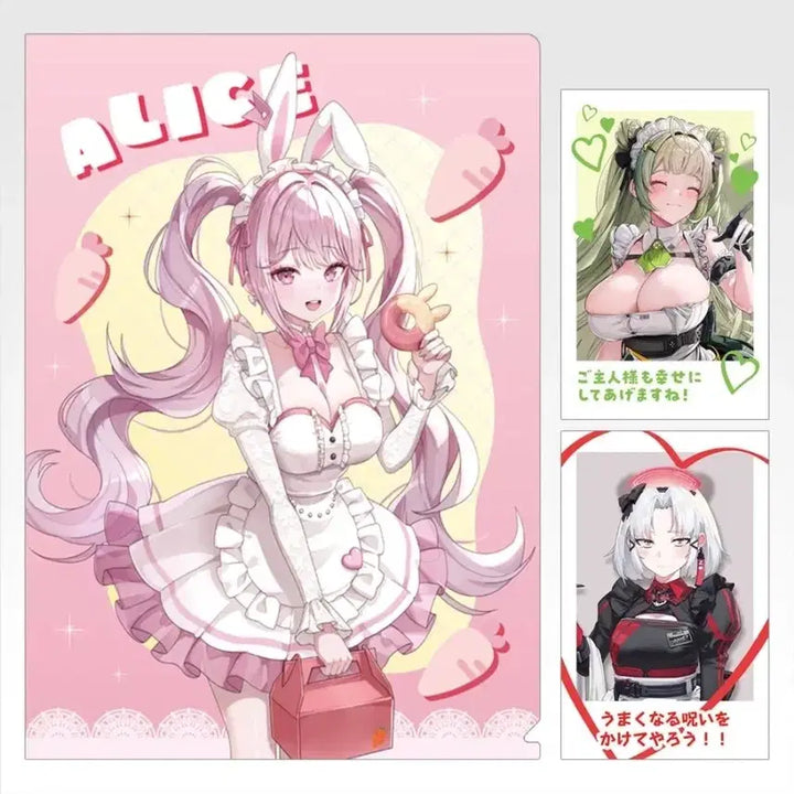 [BUNJANG] Nikke Alice Clear File + Photocard Set / 니케 앨리스 클리어파일+포토카드