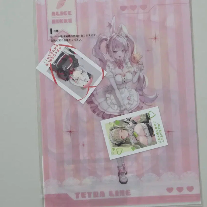 [BUNJANG] Nikke Alice Clear File + Photocard Set / 니케 앨리스 클리어파일+포토카드