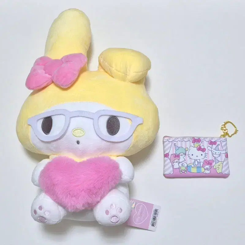 [BUNJANG] Sanrio My Melody 50th Anniversary Medium Doll &amp; Wallet Set / (2개세트)산리오 마이멜로디 50주년기념 중형인형,지갑
