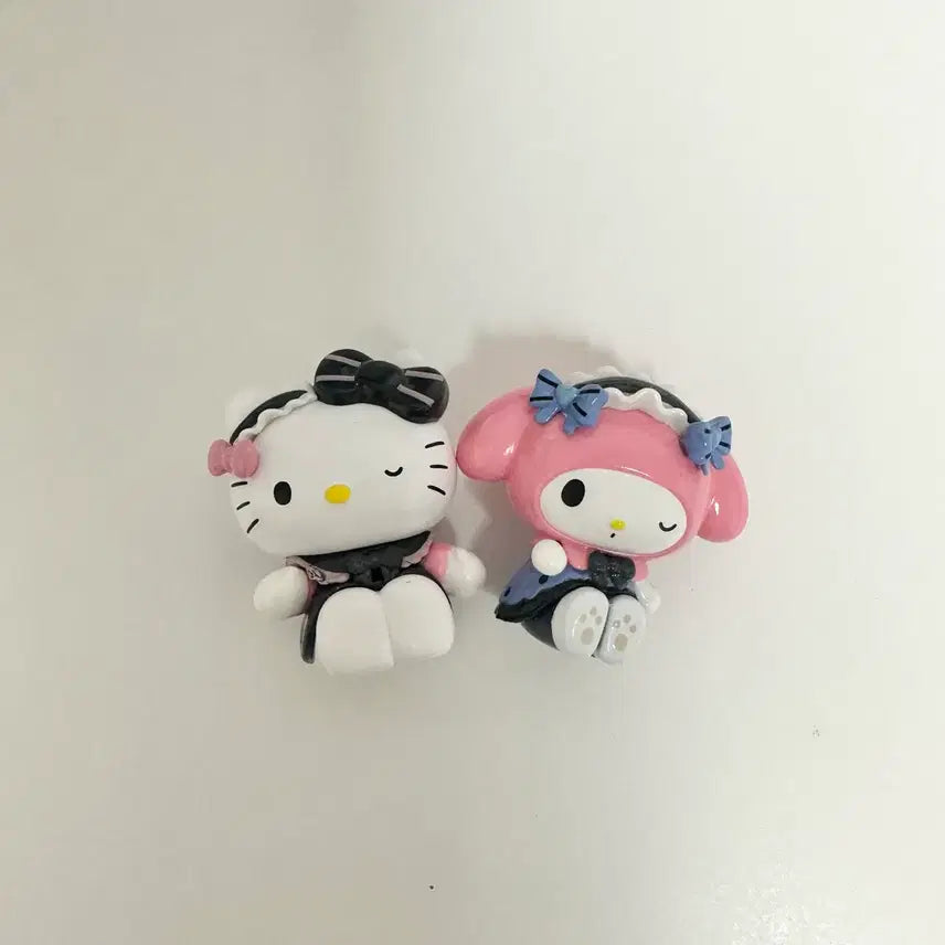 [BUNJANG] Sanrio Sweet Lace Kitty &amp; My Melody Figure Set / 산리오 스윗레이스 키티 마이멜로디 피규어 세트