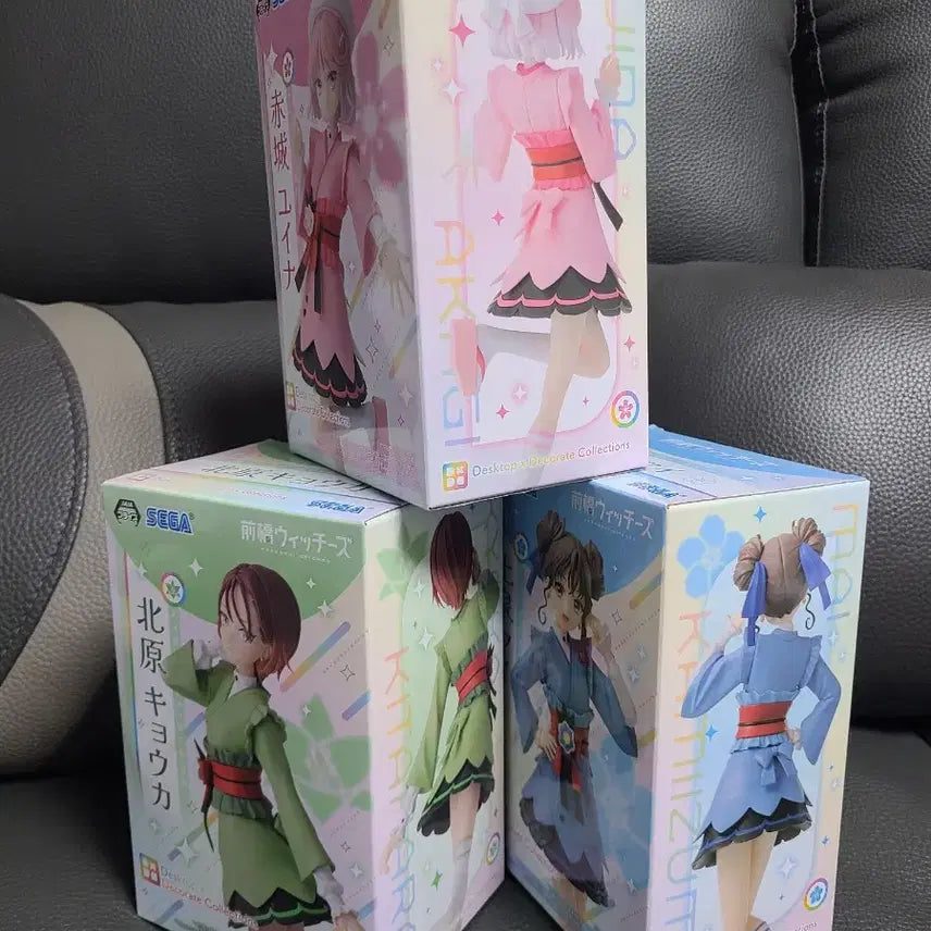 [BUNJANG] Sega Maebashi Witcher Figures Set of 3 / 세가 마에바시 위치즈 피규어 3종