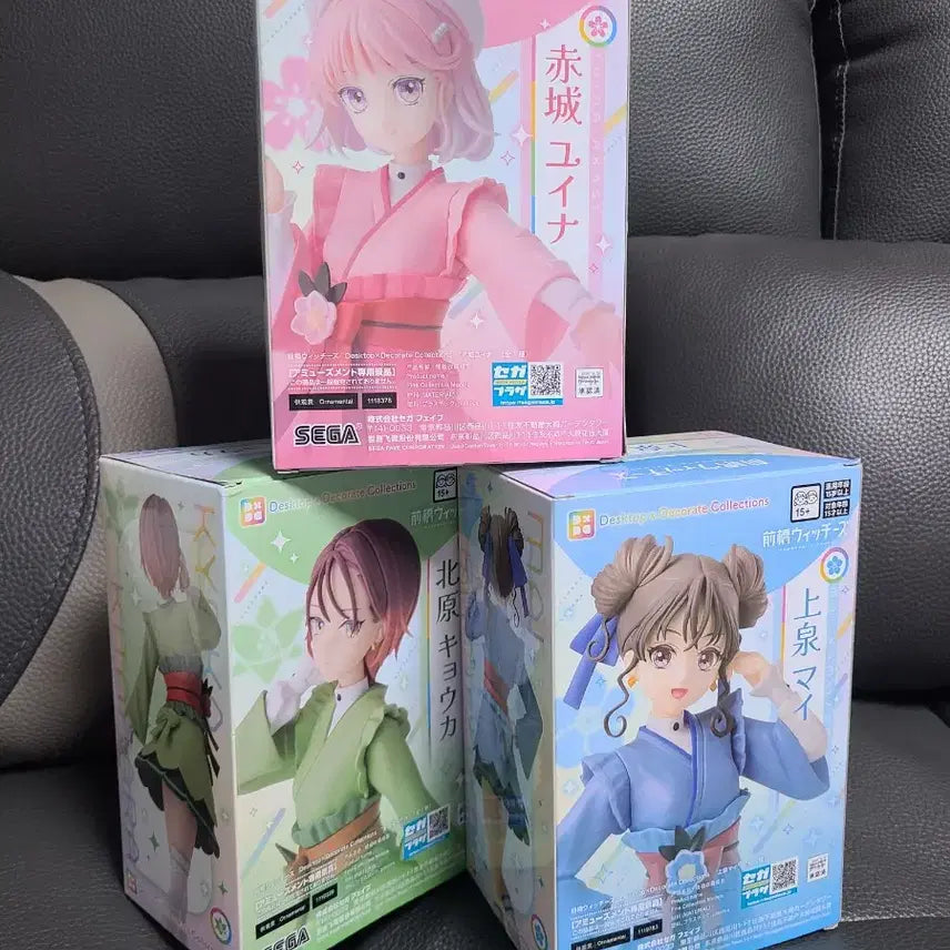 [BUNJANG] Sega Maebashi Witcher Figures Set of 3 / 세가 마에바시 위치즈 피규어 3종