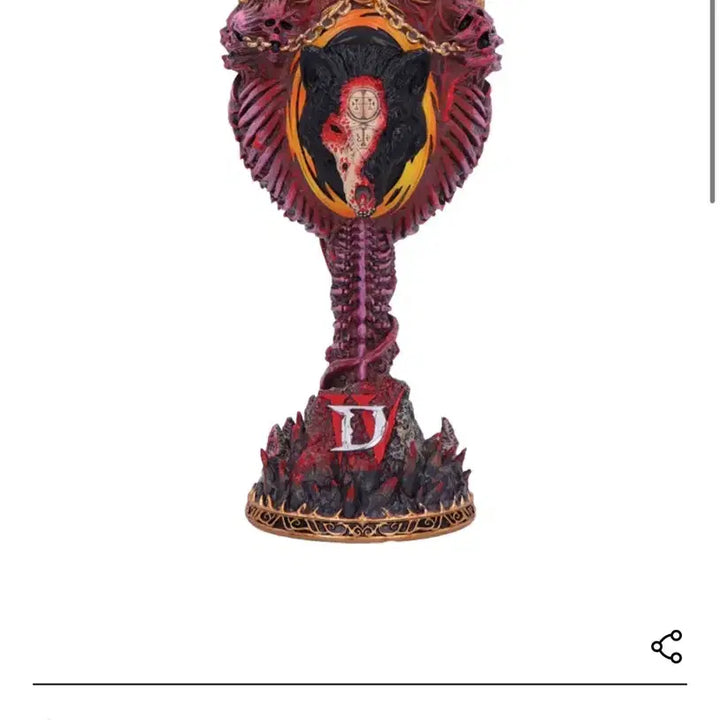 [BUNJANG] Blizzard Diablo Mephisto Goblet / (새상품)블리자드 디아블로 4 메피스토 고블렛 컵