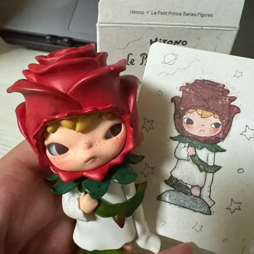 [BUNJANG] Hirono The Little Prince Rose Figure / 히로노 어린왕자 장미