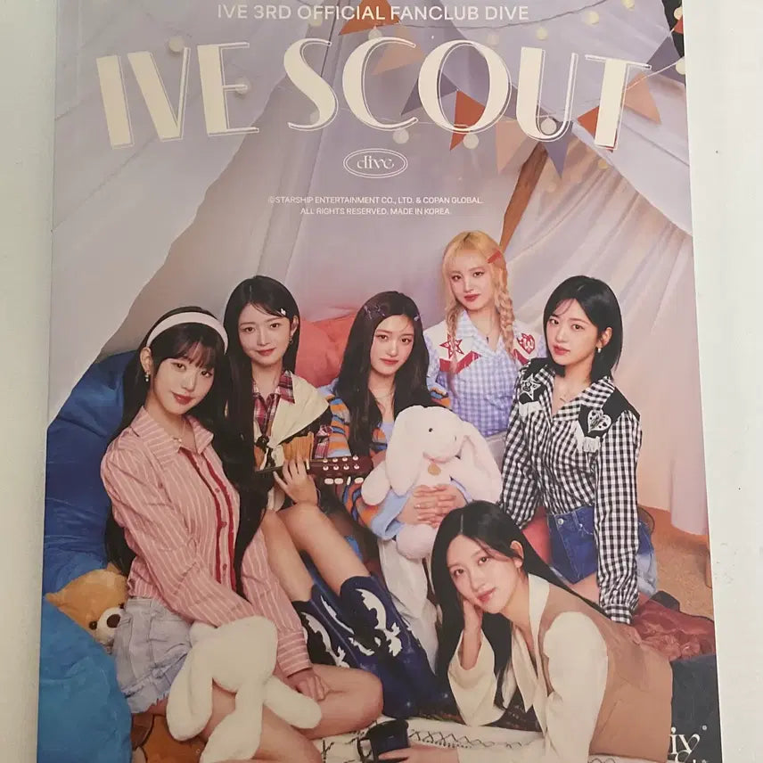 [BUNJANG] IVE Official Fanclub 3rd Gen Kit Components (Excluding Photocard) / 다이브 3기키트 구성품 6종(포카제외)