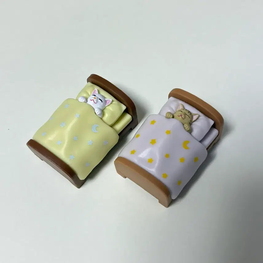 [BUNJANG] Cat Bed Gacha Set / (4개 일괄) 잠자는 고양이 침대 가챠