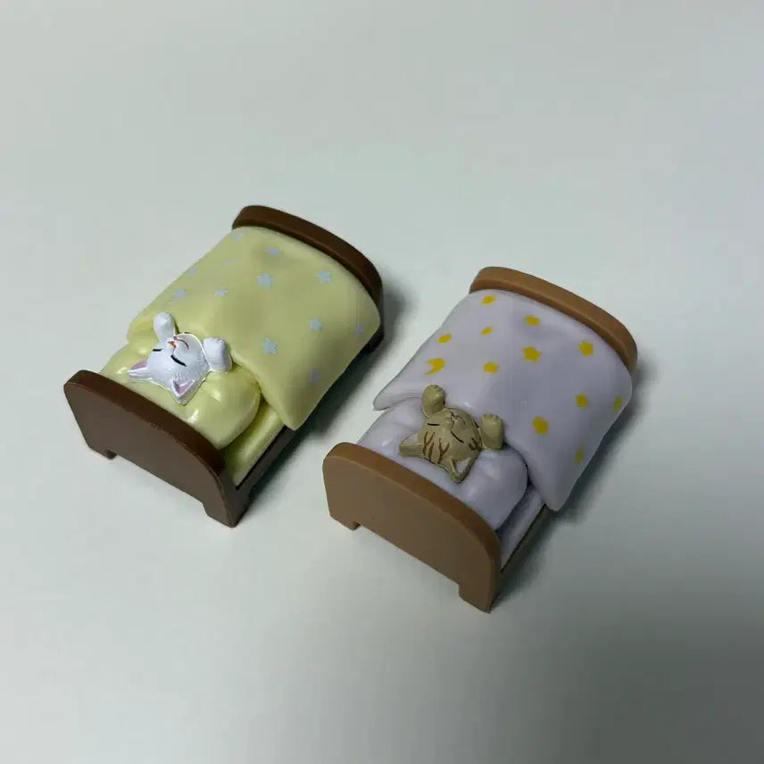 [BUNJANG] Cat Bed Gacha Set / (4개 일괄) 잠자는 고양이 침대 가챠