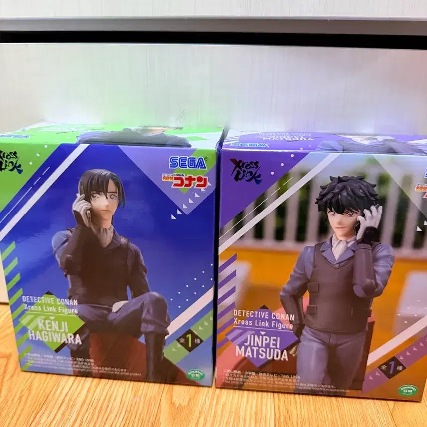 [BUNJANG] Detective Conan Xross Link Figure - Jinpei Matsuda &amp; Kenji Hagiwara / 일괄)명탐정 코난 Xross Link 피규어 마츠다 진페이 하기와라 켄지