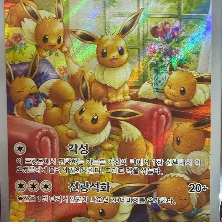 [BUNJANG] Pokemon Card Eevee Awakening AR / 포켓몬 카드 이브이 각성 AR