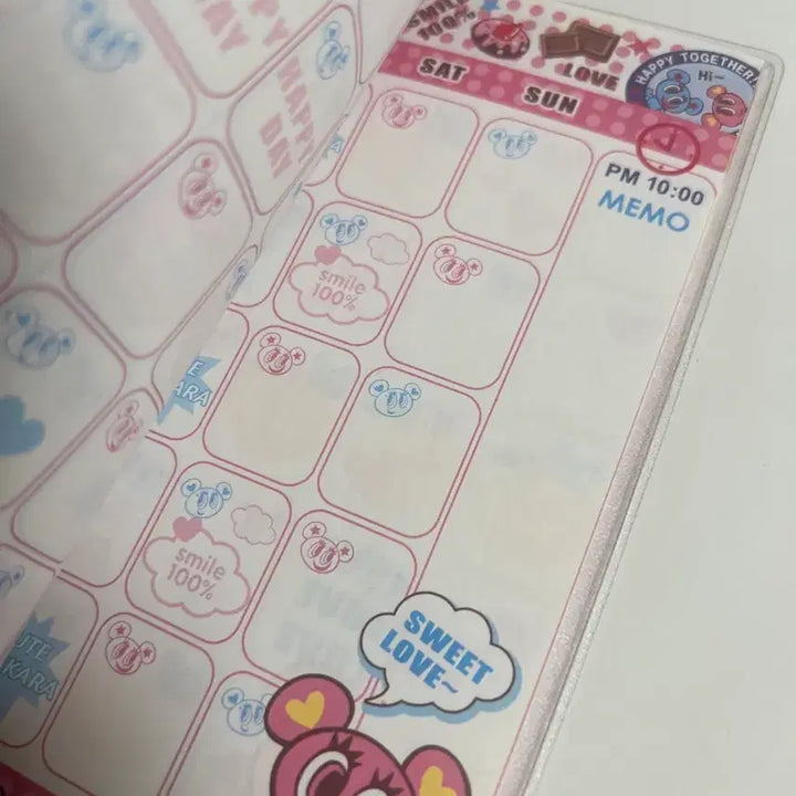 [BUNJANG] Vintage Mascara Schedule Diary Notebook / 고전문구 마스카라 스케줄 다이어리 수첩
