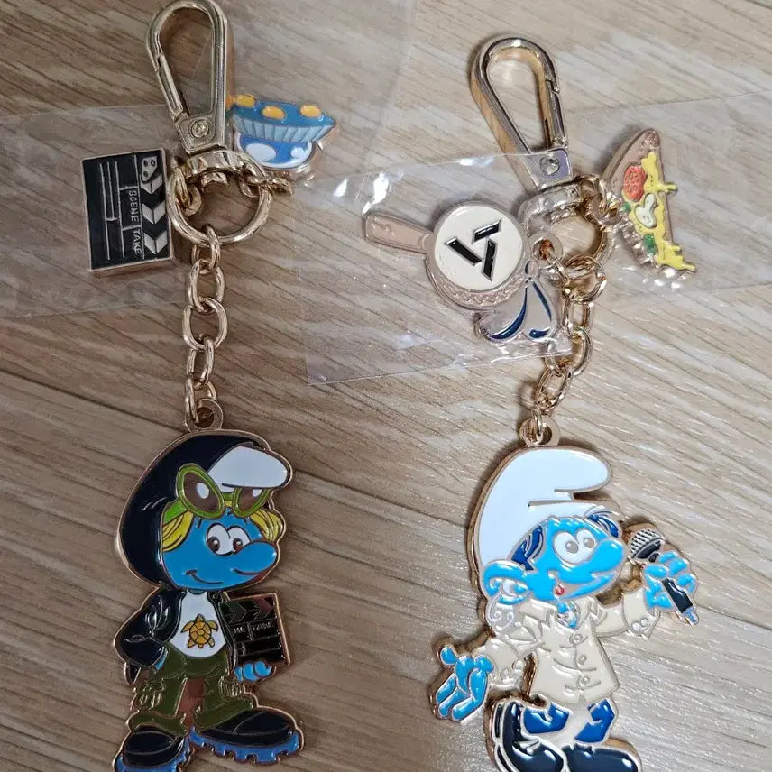 [BUNJANG] SEVENTEEN Smurf Keyring / 세븐틴 스머프 키링