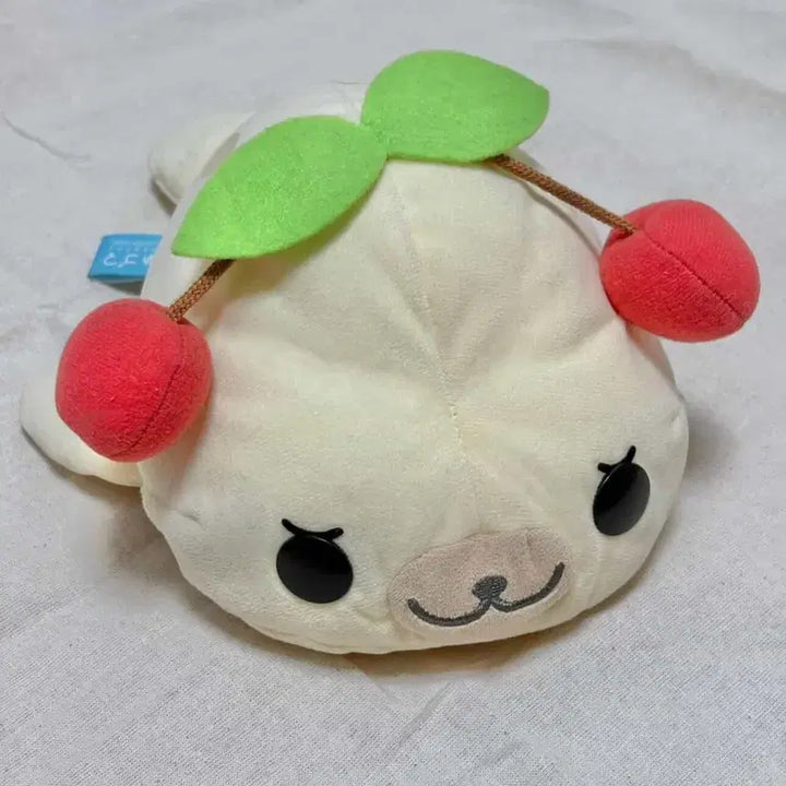 [BUNJANG] Mamegoma "Cherry" Large Plush / 과일 빅 체리 마메고마 인형