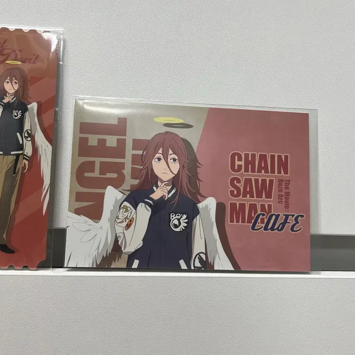 [BUNJANG] Chainsaw Man Angel Devil Collaboration Cafe Ticket &amp; Postcard Set / 체인소맨 (천사의 악마) 티켓+엽서 콜라보 카페 팝업 굿즈