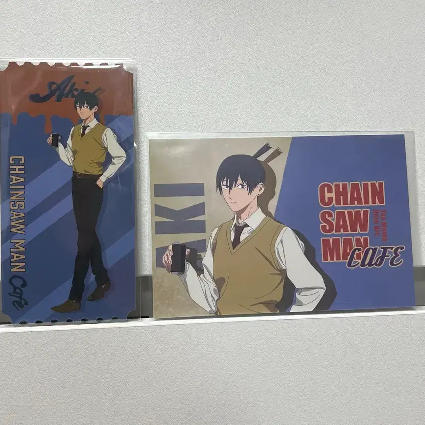 [BUNJANG] Chainsaw Man Aki Ticket + Postcard Collaboration Cafe Pop-up Goods / 체인소맨 (아키) 티켓+엽서 콜라보 카페 팝업 굿즈