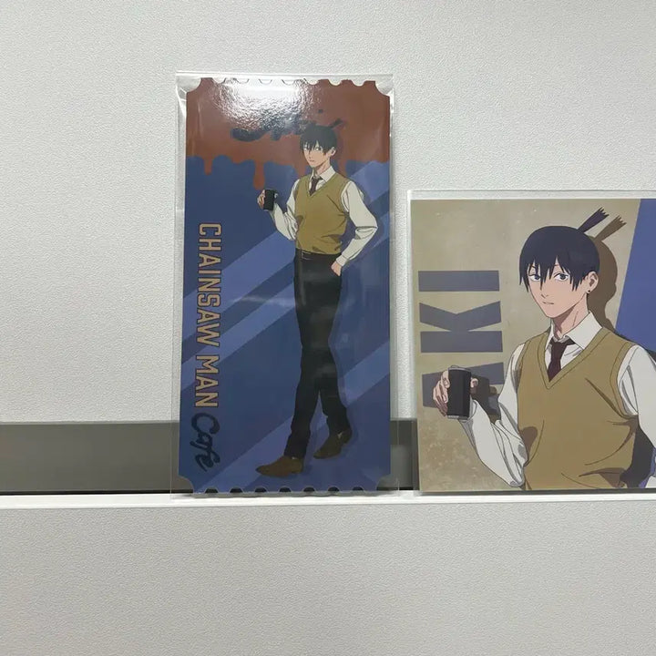 [BUNJANG] Chainsaw Man Aki Ticket + Postcard Collaboration Cafe Pop-up Goods / 체인소맨 (아키) 티켓+엽서 콜라보 카페 팝업 굿즈