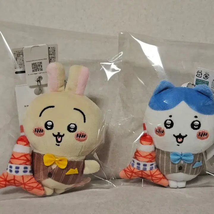 [BUNJANG] Monchiku Tokyo Tower Usagi Hachiware Plush Keychain / 먼작귀 도쿄타워우사기 하치와레인형키링