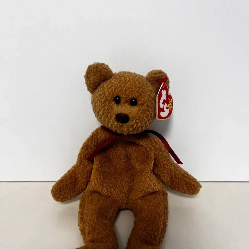 [BUNJANG] TY Vintage Curly Bear Plush / ty 티와이베어 빈티지 curly 곰돌이 인형1996