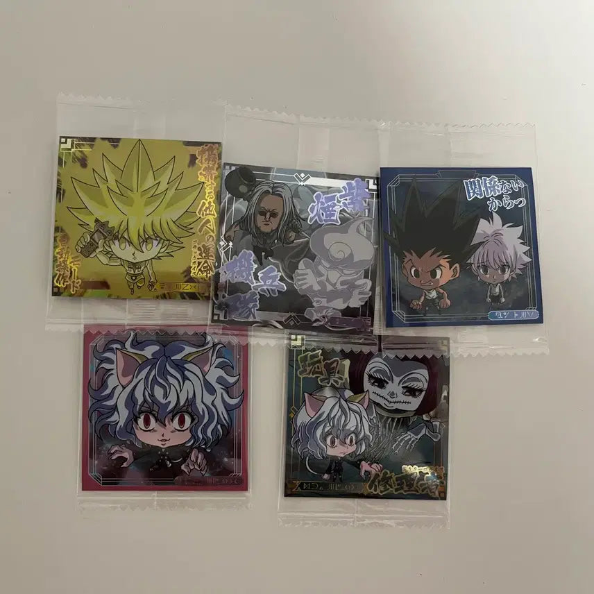 [BUNJANG] Hunter x Hunter Wafer Sticker Seal Bundle Set / 헌터헌터 웨하스 스티커 씰
