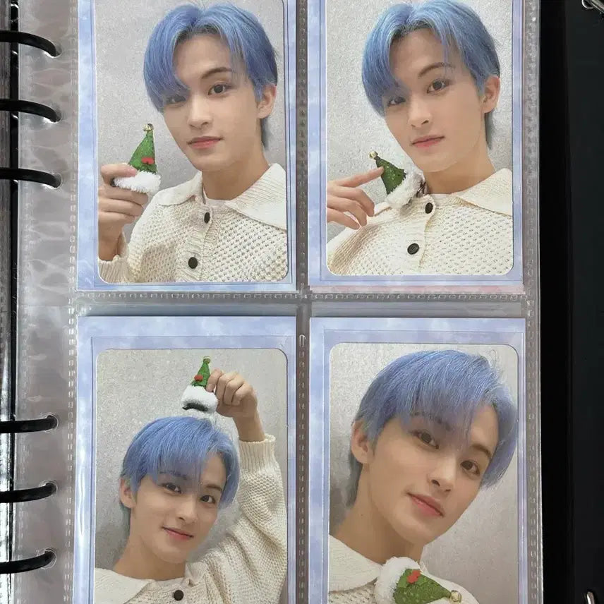 [BUNJANG] NCT Mark Pink Christmas Photocard / 마크포카 핑크 크리스마스 엔시티 mark