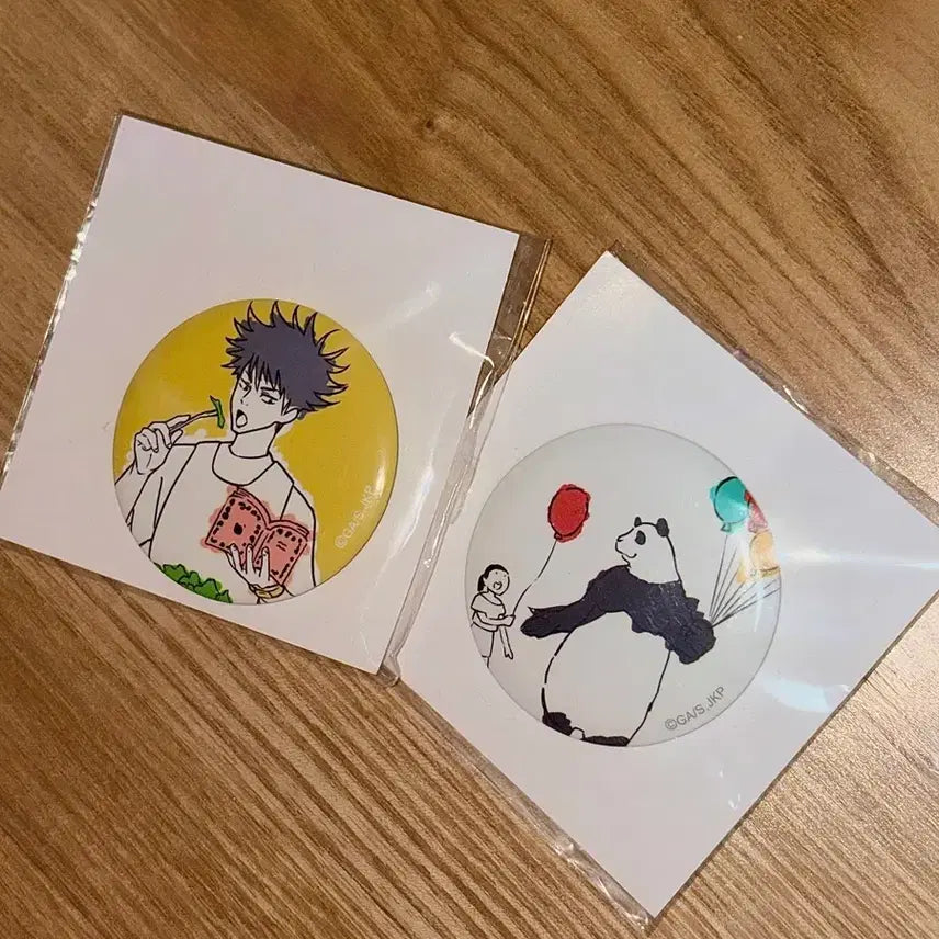 [BUNJANG] Jujutsu Kaisen Ending Unsealed Can Badge Set (2 Types) / 주술회전 엔딩 미개봉캔뱃지 2종 양도