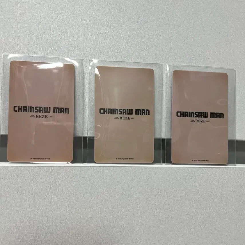 [BUNJANG] Chainsaw Man (Reze, Denji, Beam) Lucky Draw Photocard Bundle Set / 체인소맨 (레제,덴지,빔) 3장 일괄 럭키드로우 포토카드 팝업 굿즈
