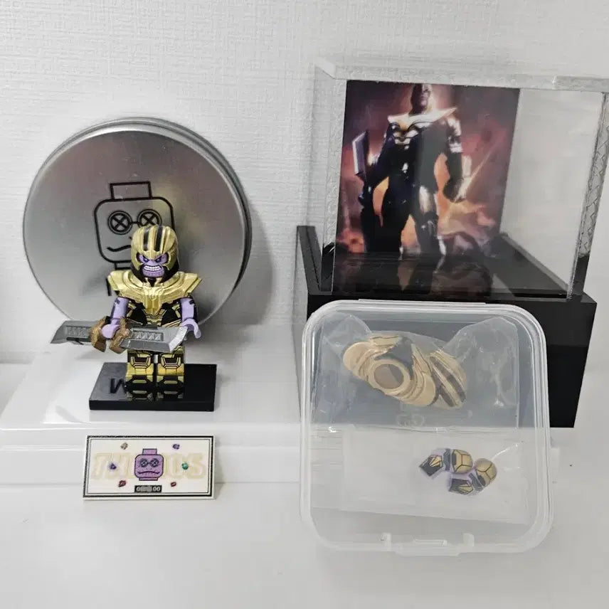 [BUNJANG] LEGO Custom M&amp;M Thanos with Custom Case / * 레고 커스텀 M&amp;M 타노스 + 맞춤 케이스