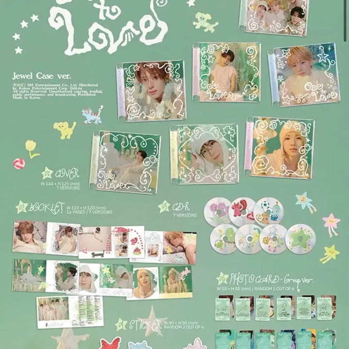 [BUNJANG] NCT WISH ODD TO LOVE Jewel Set (7 Members) / 엔시티위시 오드투러브 쥬얼1set