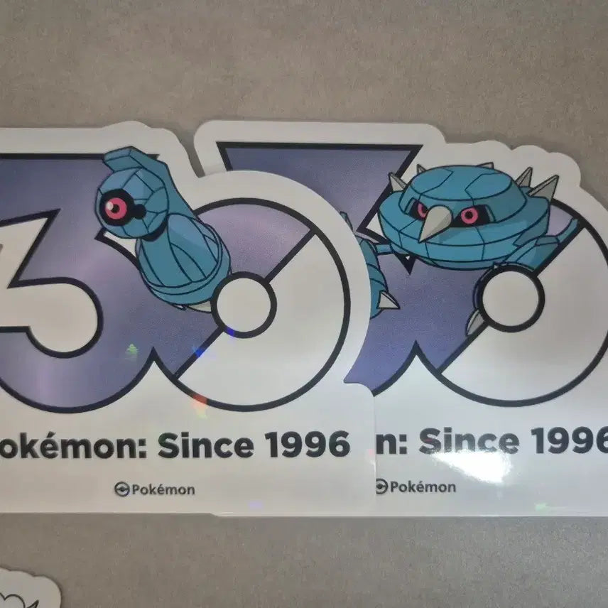 [BUNJANG] Pokemon 30th Anniversary Stickers: Metang &amp; Metang Slag / 메탕 메탕구 30주년 포켓몬 스티커