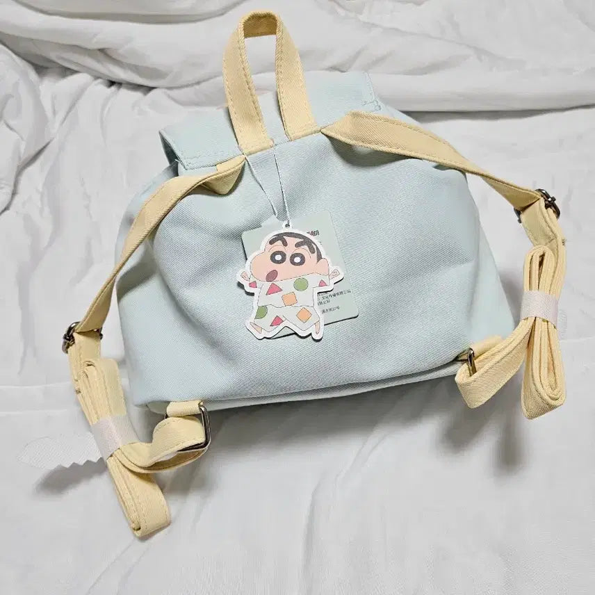 [BUNJANG] Crayon Shin-chan Face Pouch Backpack / (새제품) 짱구 얼굴인형 복조리 백팩 가방