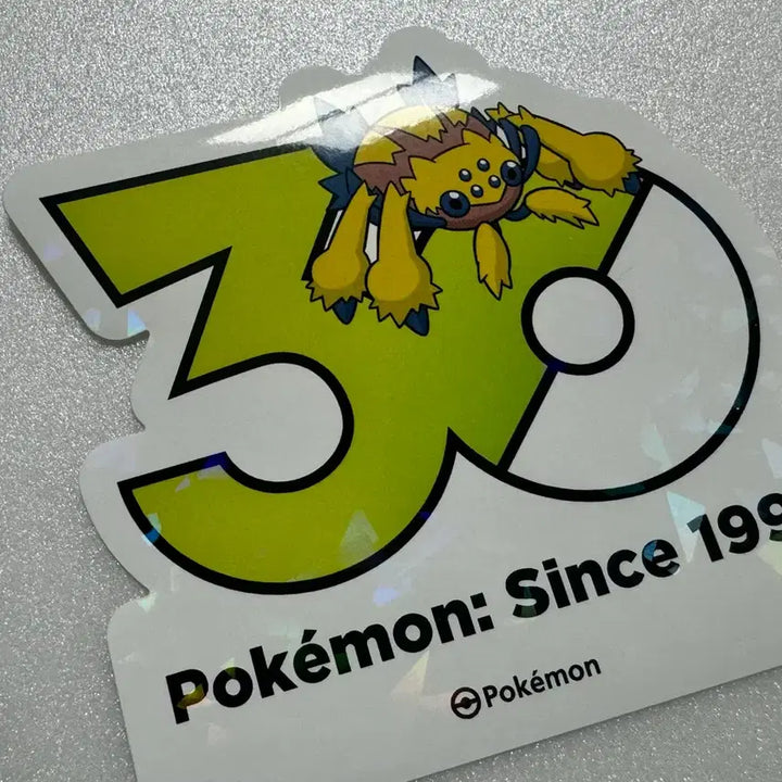 [BUNJANG] Pokemon 30th Anniversary Logo Sticker Packchoo + Jentula / 포켓몬 30주년 로고 스티커 파쪼옥 + 전툴라