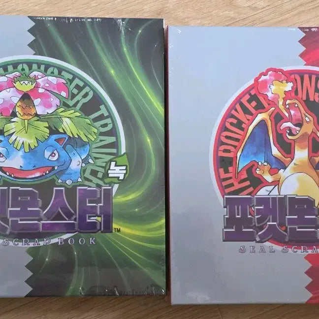 [BUNJANG] Pokemon Sticker Collection Book Bundle (Bulbasaur, Charizard) / 포켓몬스터 포켓몬빵 이상해꽃 리자몽 띠부씰북 일괄