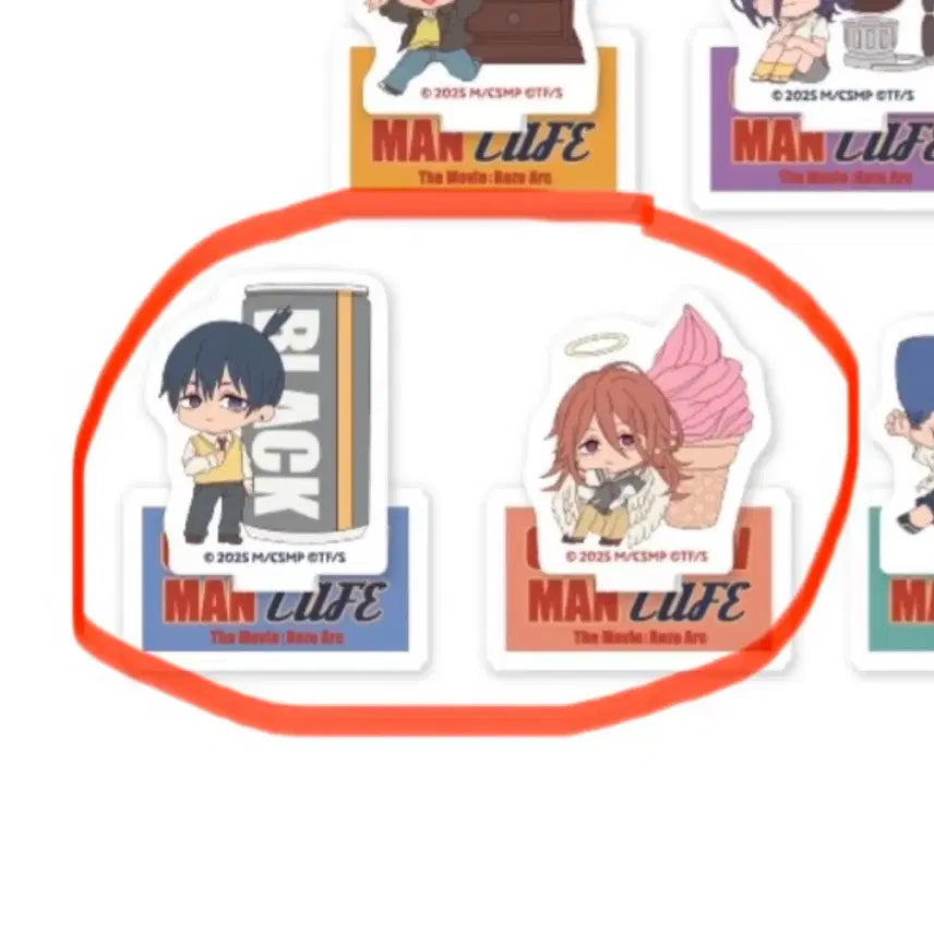 [BUNJANG] Chainsaw Man Aki &amp; Angel SD Acrylic Standee Bundle / 체인소맨 아키,천사 카페팝업 sd아크릴 일괄.