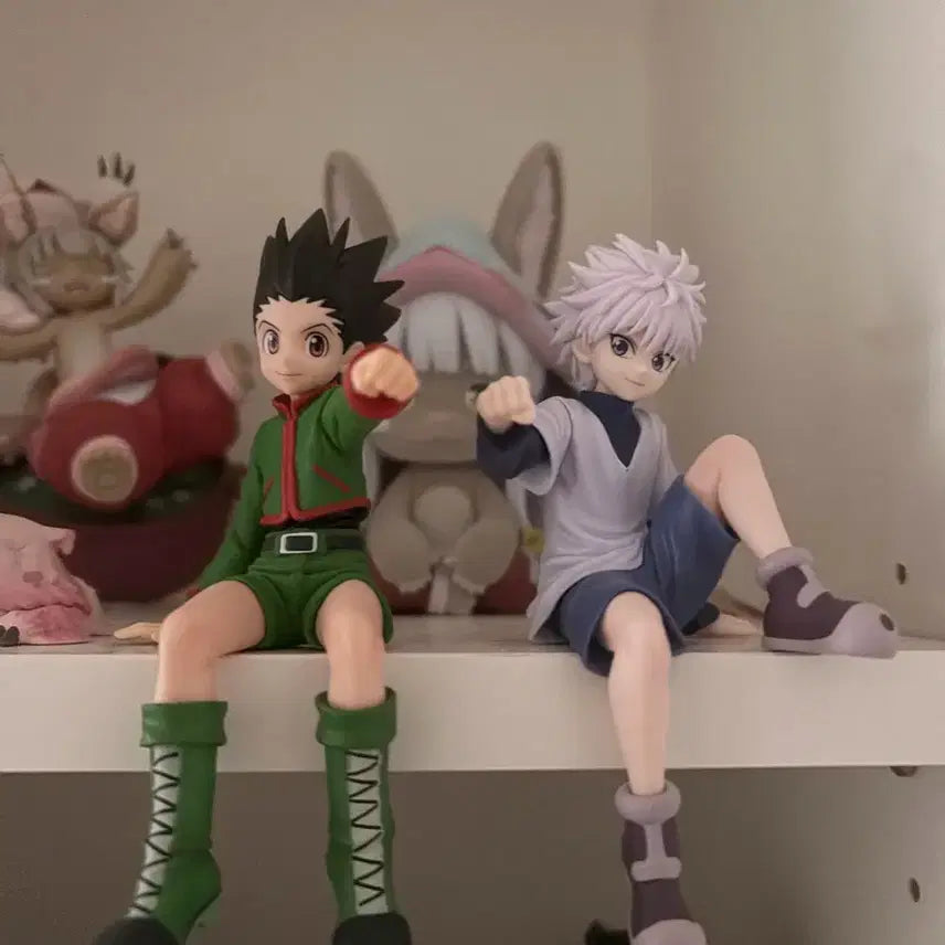 [BUNJANG] Hunter x Hunter Gon Killua Noodle Stopper Figure / 헌터헌터 곤 키르아 누들스토퍼 피규어