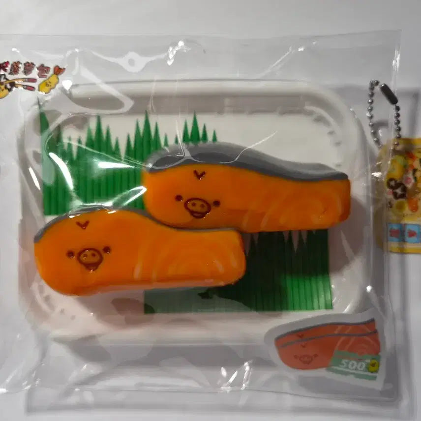 [BUNJANG] Owo Salmon and Pea Squishy Bundle Set / owo 키이 연어, 완두콩 말랑이 일괄