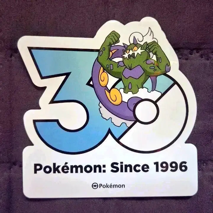 [BUNJANG] Pokemon 30th Anniversary Tornadus Sticker / 포켓몬 30주년 기념 스티커 토네로스 판매/교환