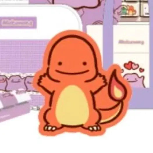 [BUNJANG] Pokemon Metamon Charmander Plush Doll (Opened) / 2025 포켓몬 cu 메타몽 파이리 인형 개봉