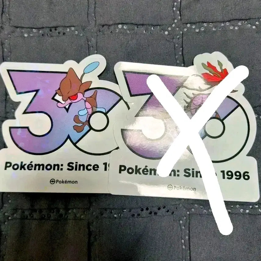 [BUNJANG] Pokemon 30th Anniversary Sticker Set / 포켓몬 30주년 기념 스티커 수레기 판매/교환