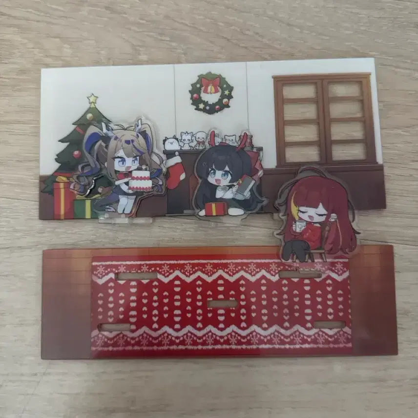 [BUNJANG] Stellive Christmas Acrylic Diorama / 스텔라이브 공식 크리스마스 굿즈 팝니다!
