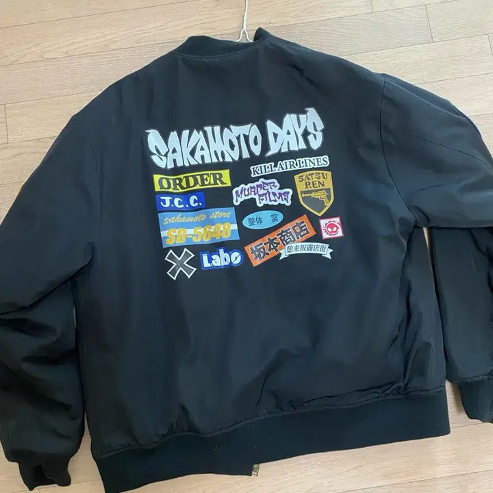 [BUNJANG] Sakamoto Days Jump Shop Limited Bomber Jacket L / 사카모토 데이즈 점프샵한정 항공자켓 l 사이즈