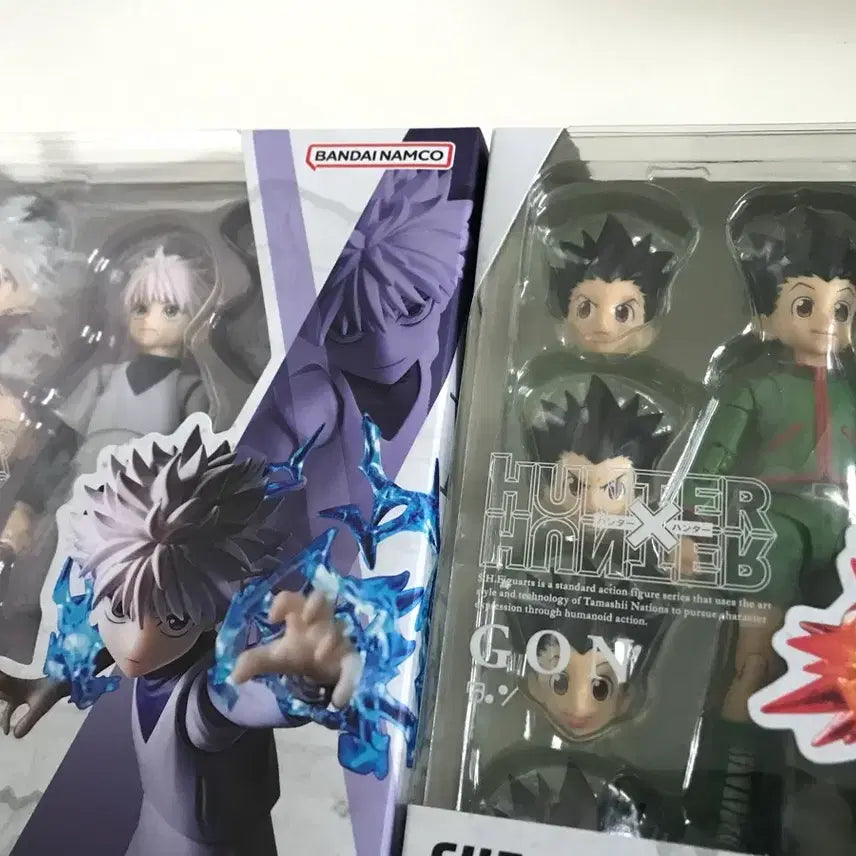 [BUNJANG] Bandai Hunter x Hunter SHF Killua Gon Action Figure / 금욜까지가격고정) 헌터헌터 헌헌 shf 키르아 곤 액션피규어 반다이