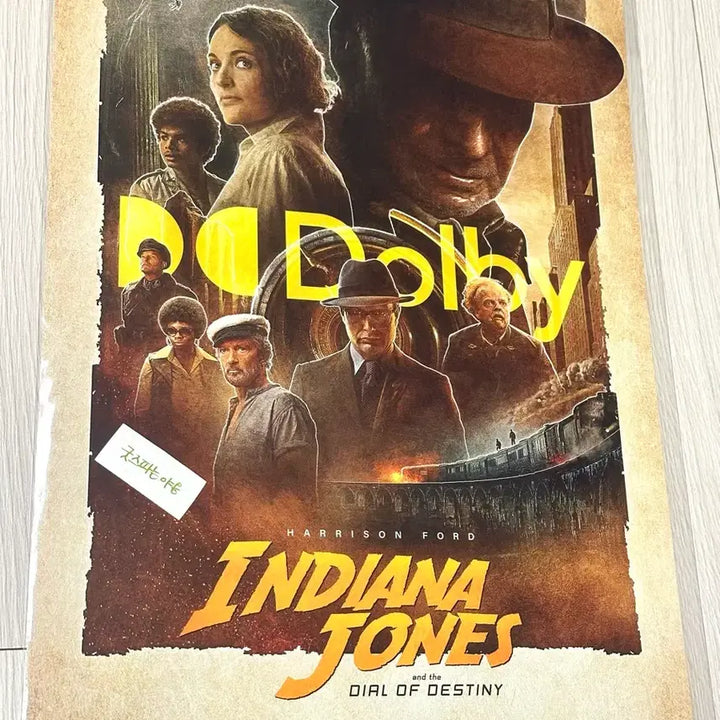 [BUNJANG] Indiana Jones and the Dial of Destiny Dolby Cinema A3 Poster / [초희귀한정판]영화 인디아나존스 돌비시네마 포스터(A3), 운명의다이얼 포스터