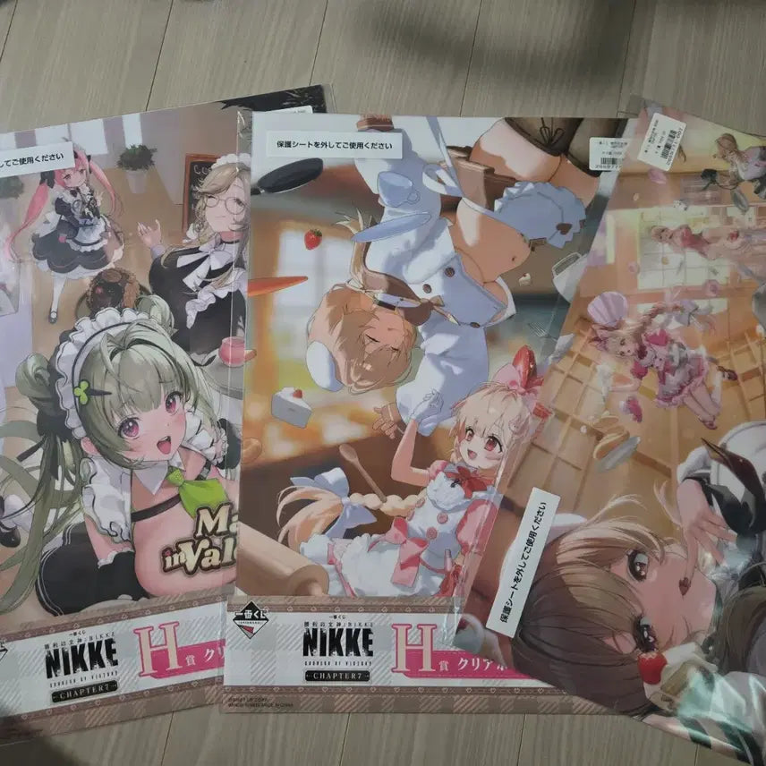 [BUNJANG] Niki Chapter 7 H-Type Clear Poster Set (Sealed) / (미개봉) 니케 챕터7 H상 클리어 포스터 전 7종 + 중복 3종