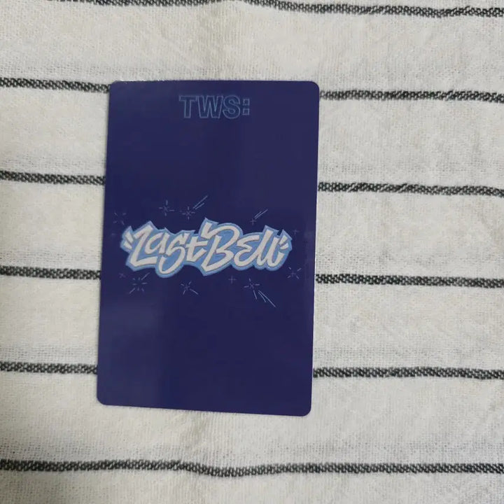 [BUNJANG] TWS Last Bell Jinjin Photocard / 투어스 라스트벨 한진 포카